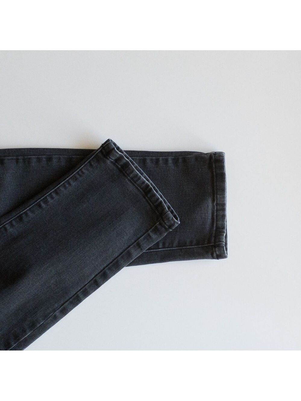 Joseph Ribkoff High Rise Black Faded Stretch Denim Jeans Cropped Womens Size 8 - Picture 11 of 13